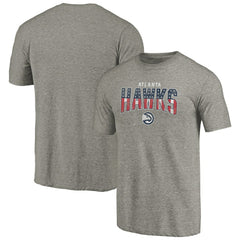 NBA - Atlanta Hawks Freedom Tri-Blend T-Shirt - Gray