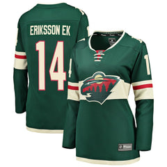 Joel Eriksson Ek Minnesota Wild - Fanatics Women's Breakaway Player Jersey Green