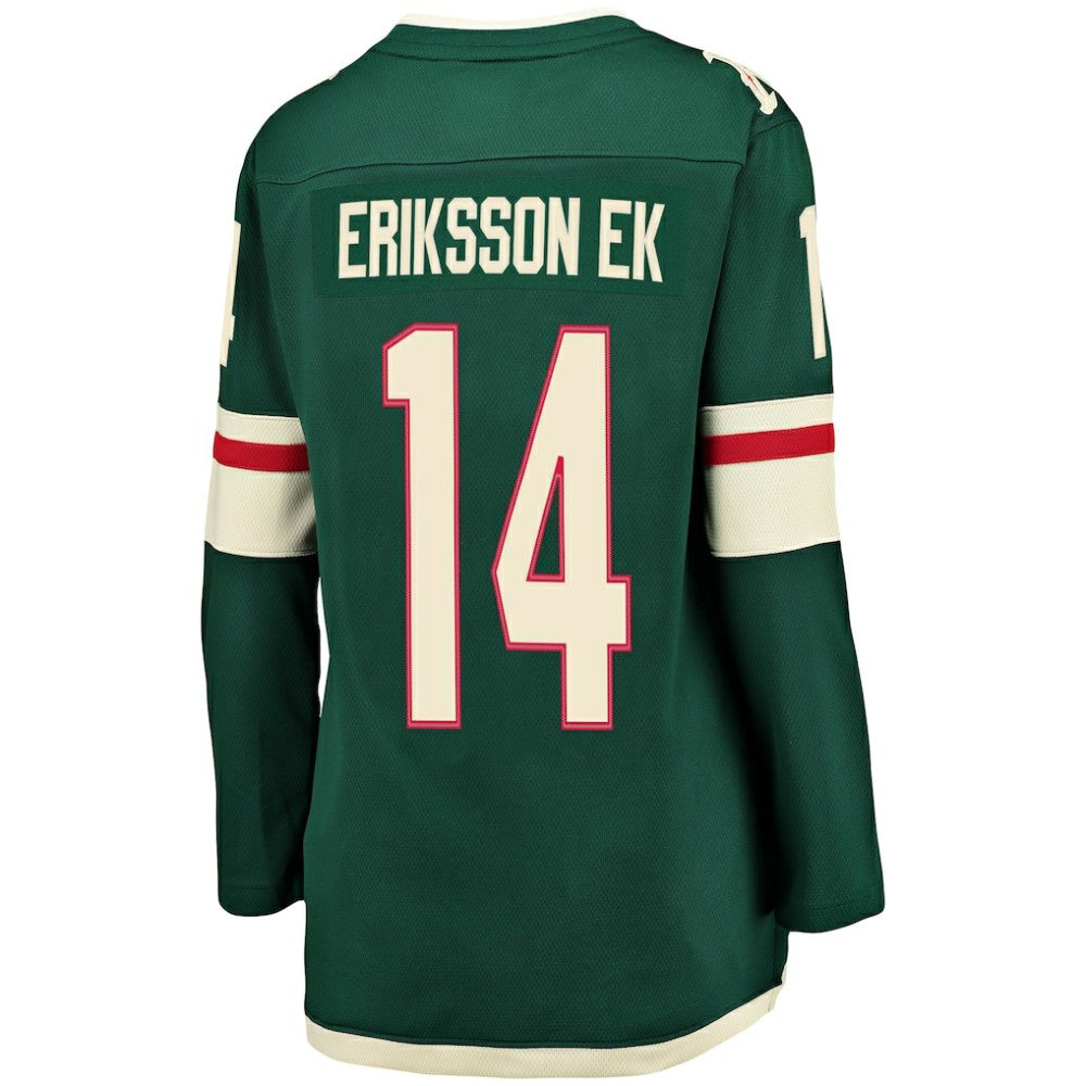 Joel Eriksson Ek Minnesota Wild Fanatics Women's Breakaway Player Jersey - Green | NHL Jerseys
