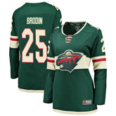 Jonas Brodin Minnesota Wild - Fanatics Women's Breakaway Player Jersey Green