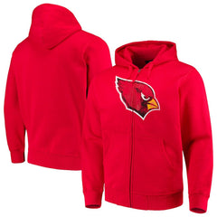 Arizona Cardinals G-III Sports by Carl Banks Primary Logo Full-Zip Hoodie Cardinal - NFL