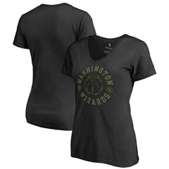 NBA - Washington Wizards Women's Liberty V-Neck T-Shirt - Black