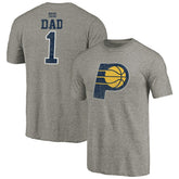 NBA - Indiana Pacers Greatest Dad Tri-Blend T-Shirt - Gray