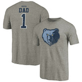 NBA - Memphis Grizzlies Greatest Dad Tri-Blend T-Shirt - Gray