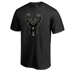 NBA - Milwaukee Bucks Cloak Camo T-Shirt - Black