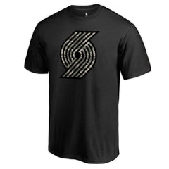NBA - Portland Trail Blazers Cloak Camo T-Shirt - Black