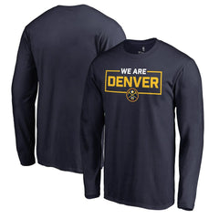 NBA - Denver Nuggets We Are Iconic Collection Long Sleeve T-Shirt - Navy