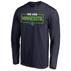NBA - Minnesota Timberwolves We Are Iconic Collection Long Sleeve T-Shirt - Navy