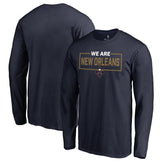 NBA - New Orleans Pelicans We Are Iconic Collection Long Sleeve T-Shirt - Navy