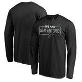 NBA - San Antonio Spurs We Are Iconic Collection Long Sleeve T-Shirt - Black