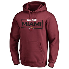 NBA - Miami Heat We Are Iconic Collection Pullover Hoodie - Garnet
