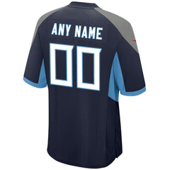 Tennessee Titans Youth Custom Game Jersey Navy - Nike