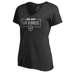 Los Angeles Kings - Women's Iconic Collection V-Neck T-Shirt Black