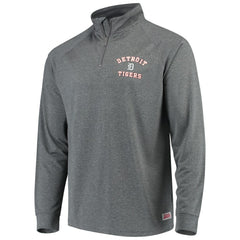 Detroit Tigers Stitches Team Raglan Quarter-Zip Pullover Jacket Clearance