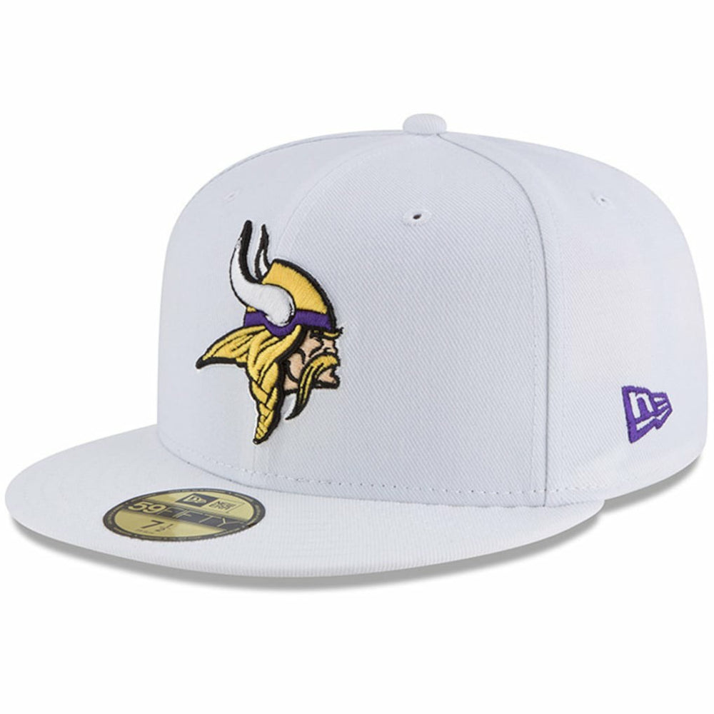 Minnesota Vikings New Era Omaha 59FIFTY Fitted Hat White - NFL