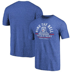 NBA - Philadelphia 76ers Hometown Collection Ring the Bell Tri-Blend T-Shirt - Royal