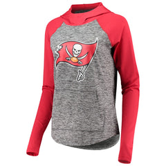 Tampa Bay Buccaneers G-III 4Her by Carl Banks Women's Championship Ring Pullover Hoodie Heathered Gray/Red - NFL