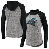 Carolina Panthers G-III 4Her by Carl Banks Women's Championship Ring Pullover Hoodie Heathered Gray/Black - NFL