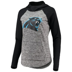 Carolina Panthers G-III 4Her by Carl Banks Women's Championship Ring Pullover Hoodie Heathered Gray/Black - NFL