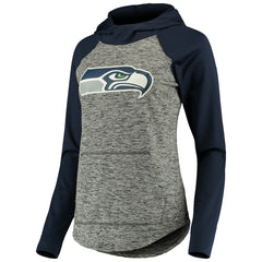 Seattle Seahawks G-III 4Her by Carl Banks Women's Championship Ring Pullover Hoodie Heathered Gray/College Navy - NFL