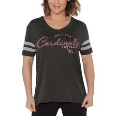Arizona Cardinals Touch Women's Triple Play V-Neck T-Shirt Black - NFL