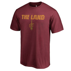 NBA - Cleveland Cavaliers Hometown Collection Repeating Roster T-Shirt - Garnet