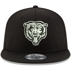 Chicago Bears New Era B-Dub 9FIFTY Adjustable Hat Black - NFL