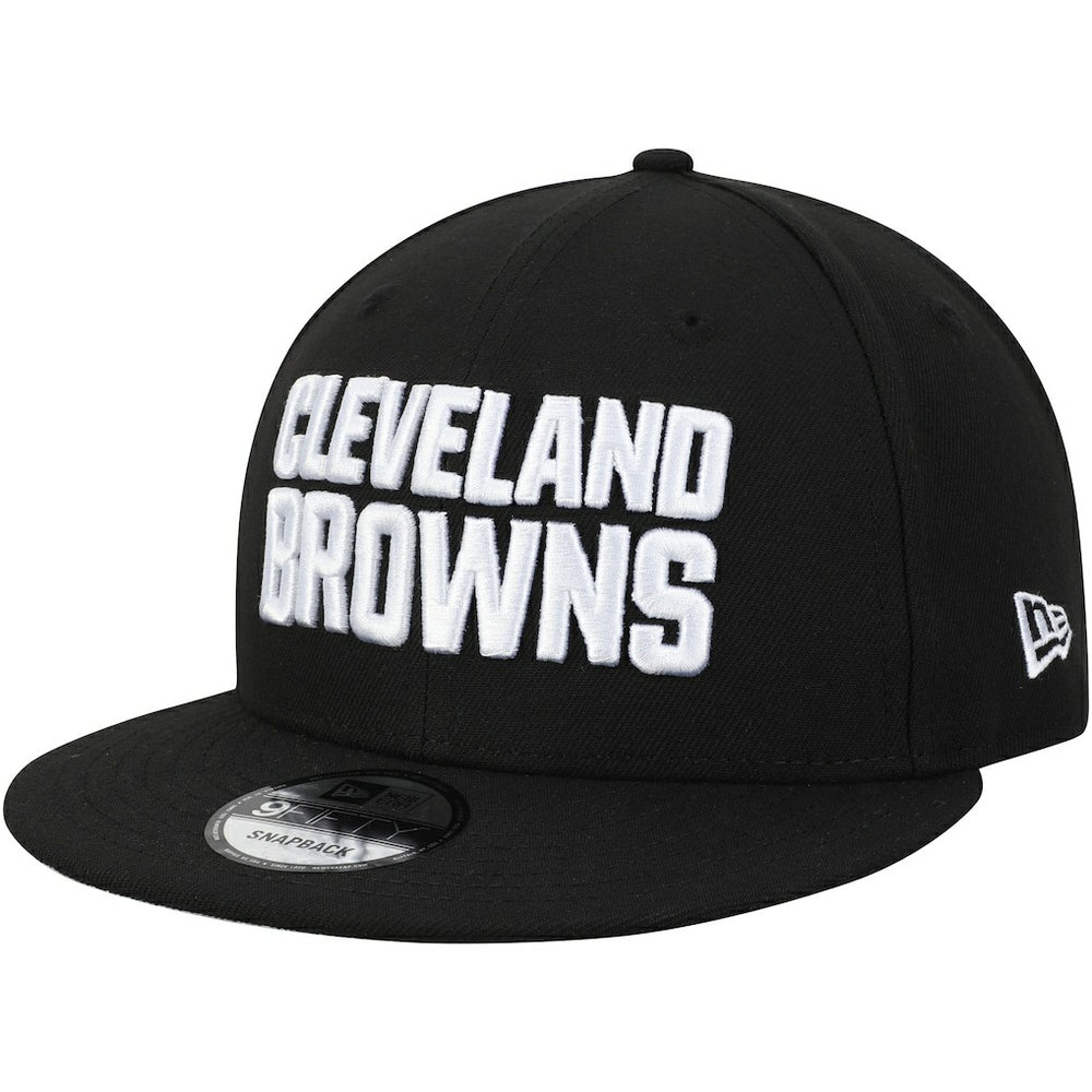 Cleveland Browns New Era B-Dub 9FIFTY Adjustable Hat Black - NFL