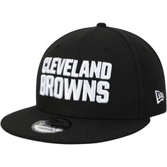 Cleveland Browns New Era B-Dub 9FIFTY Adjustable Hat Black - NFL