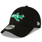 New York Jets New Era The League Throwback 9FORTY Adjustable Hat Black - NFL