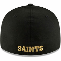 New Orleans Saints New Era Omaha Throwback Low Profile 59FIFTY Fitted Hat Black - NFL