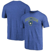 Milwaukee Brewers Vintage Cooperstown Collection Wahconah Tri-Blend T-Shirt Online