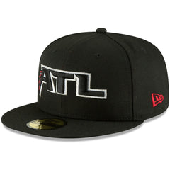 Atlanta Falcons New Era Omaha 59FIFTY Fitted Hat Black - NFL