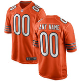 Chicago Bears Youth Alternate Custom Game Jersey Orange - Nike