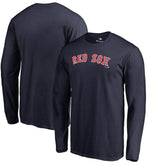 Boston Red Sox Team Wordmark Long Sleeve T-Shirt Clearance