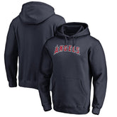 Los Angeles Angels Official Wordmark Fitted Pullover Hoodie Clearance