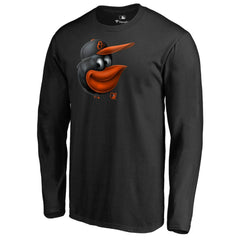 Baltimore Orioles Midnight Mascot Long Sleeve T-Shirt On Sale