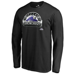 Colorado Rockies Midnight Mascot Long Sleeve T-Shirt Lifestyle