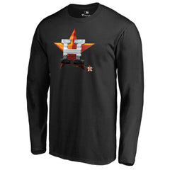 Houston Astros Midnight Mascot Long Sleeve T-Shirt for sale