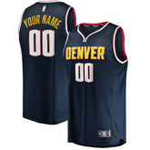 Fanatics - Denver Nuggets Youth Fast Break Custom Replica Jersey Navy - Icon Edition