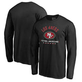 San Francisco 49ers Futbol Americano Long Sleeve T-Shirt Black - NFL