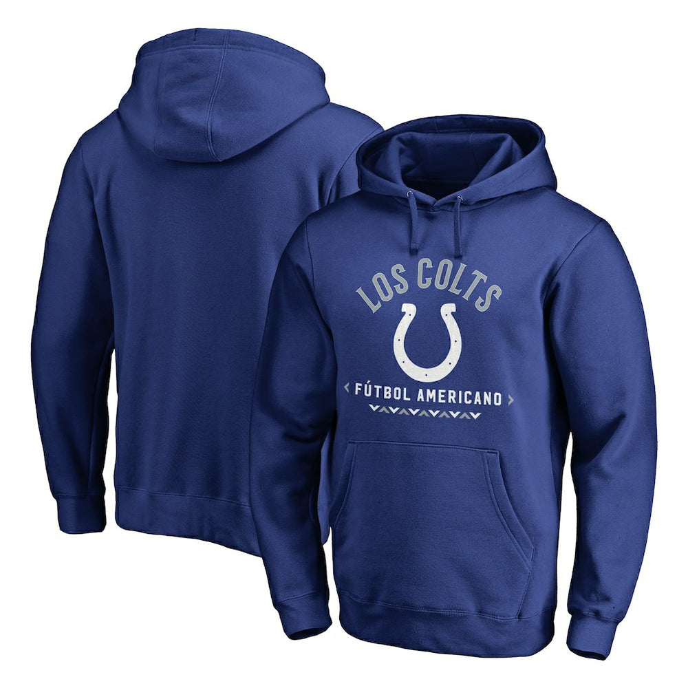 Indianapolis Colts Futbol Americano Pullover Hoodie Royal - NFL