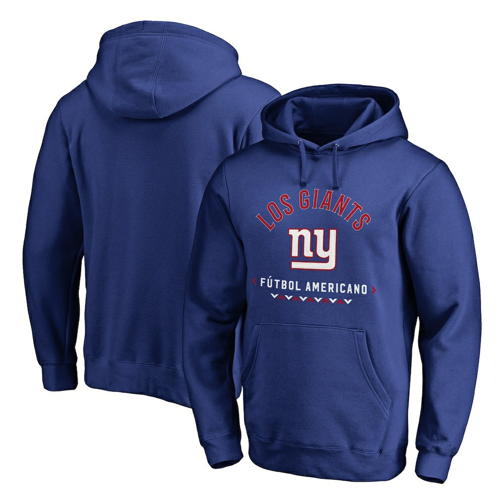 New York Giants Futbol Americano Pullover Hoodie Royal - NFL