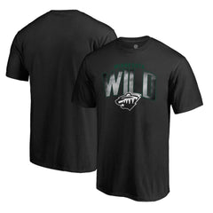 Minnesota Wild - Arch Smoke T-Shirt Black