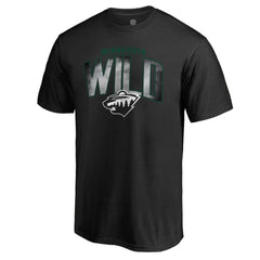 Minnesota Wild - Arch Smoke T-Shirt Black