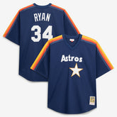 Nolan Ryan Houston Astros Mitchell & Ness Cooperstown Collection Big & Tall Mesh Batting Practice Jersey On Sale