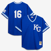 Bo Jackson Kansas City Royals Mitchell & Ness Cooperstown Collection Big & Tall Mesh Batting Practice Jersey Lifestyle