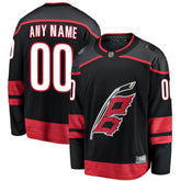 Carolina Hurricanes - Fanatics Home Breakaway Custom Jersey Black