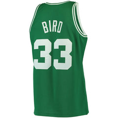 Mitchell & Ness - Larry Bird Boston Celtics 1985/86 Big & Tall Hardwood Classics Swingman Jersey - Kelly Green