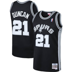 Mitchell & Ness - Tim Duncan San Antonio Spurs 1998/99 Big & Tall Hardwood Classics Swingman Jersey - Black